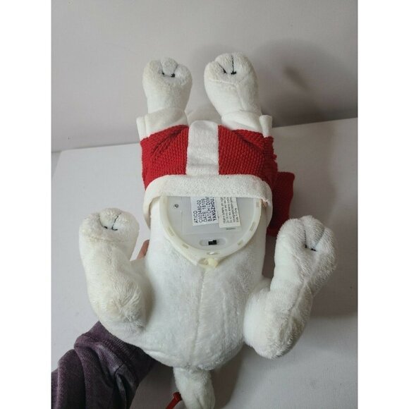 VINTAGE Atico Singing Christmas Santa Bulldog Plush Toy Musical Holiday Decor - Picture 6 of 7